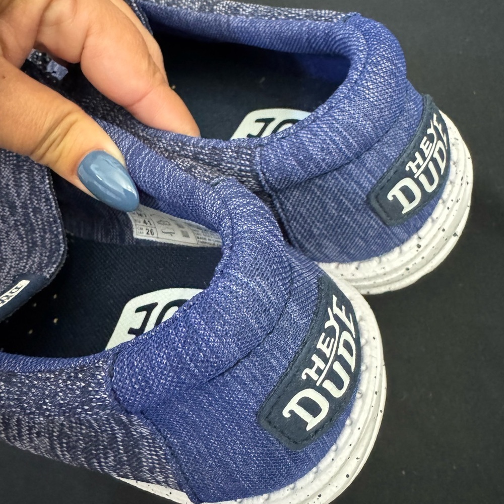 Hey Dude Men's Navy Slip-On Loafers - Picture 5 of 6